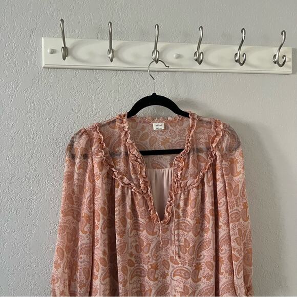 Aritzia Wilfred Amandine Paisley Print Mini Dress - Picture 4 of 9